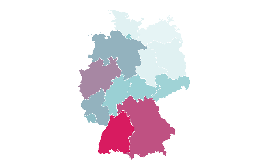 Affinity by region — Flatbread, Germany