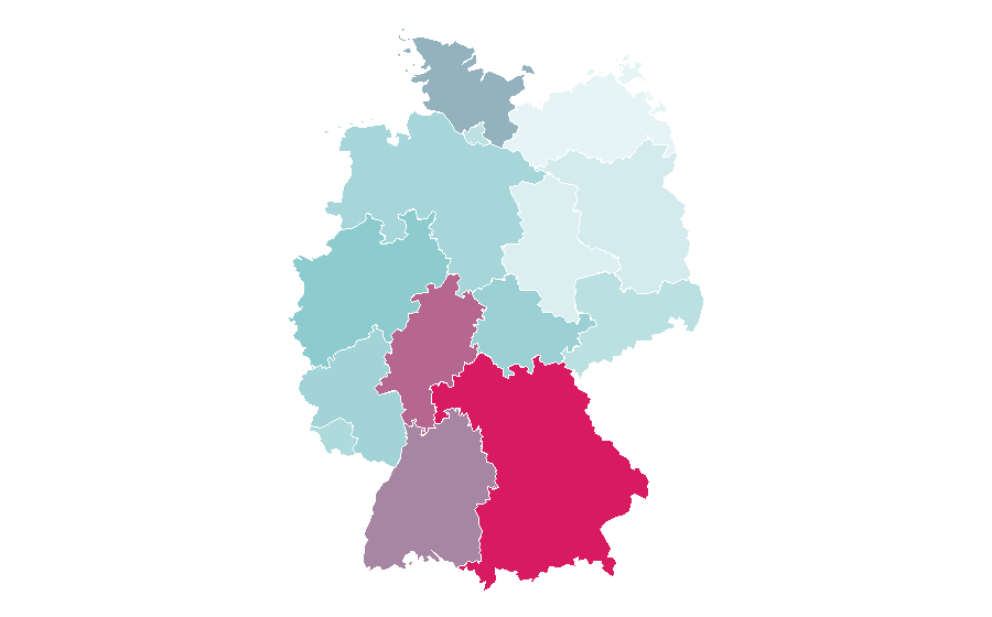 Affinity by region — Flatex, Germany