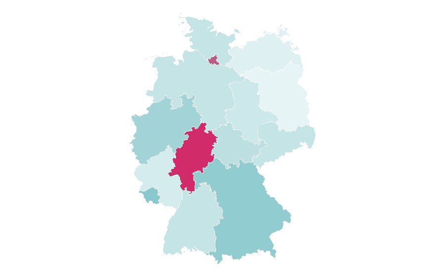 Affinity by region — Flatline, Germany
