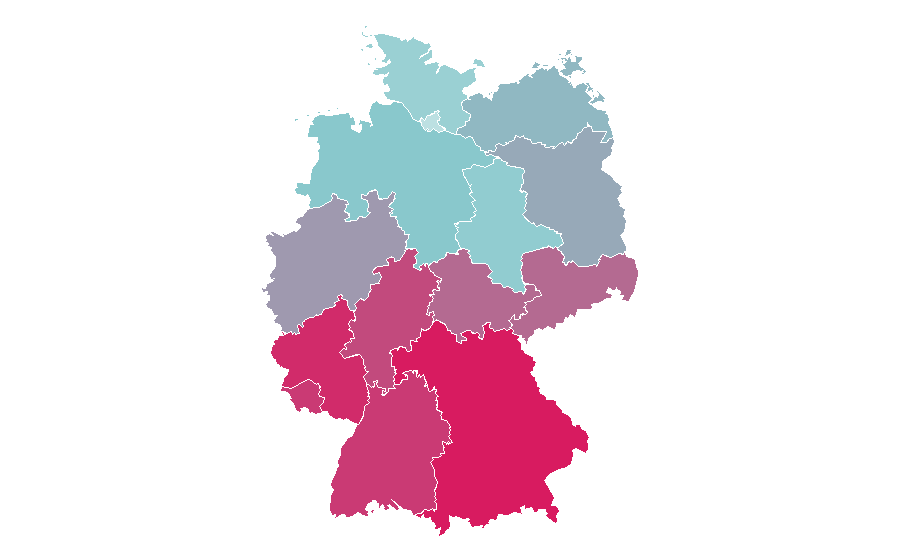 Affinity by region — Fleur de sel, Germany