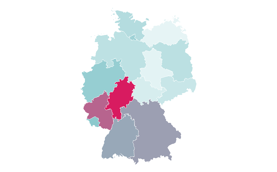 Affinity by region — FlightAware, Germany