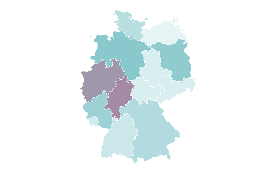 Affinity by region — Flightplan, Germany