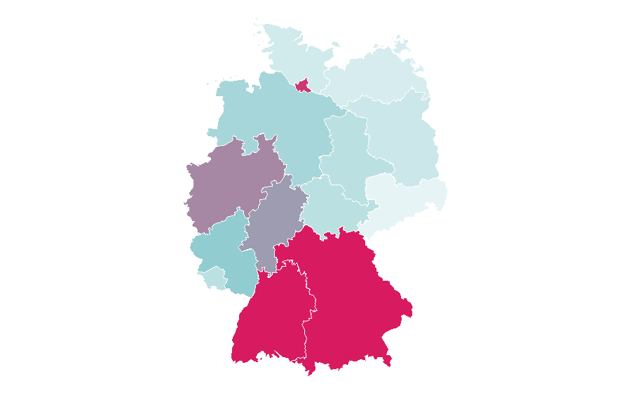 Affinity by region — Floor cleaning, Germany