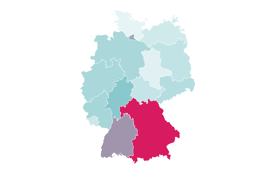 Affinity by region — Florence Cathedral, Germany