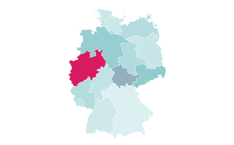 Affinity by region — Florence Nightingale, Germany