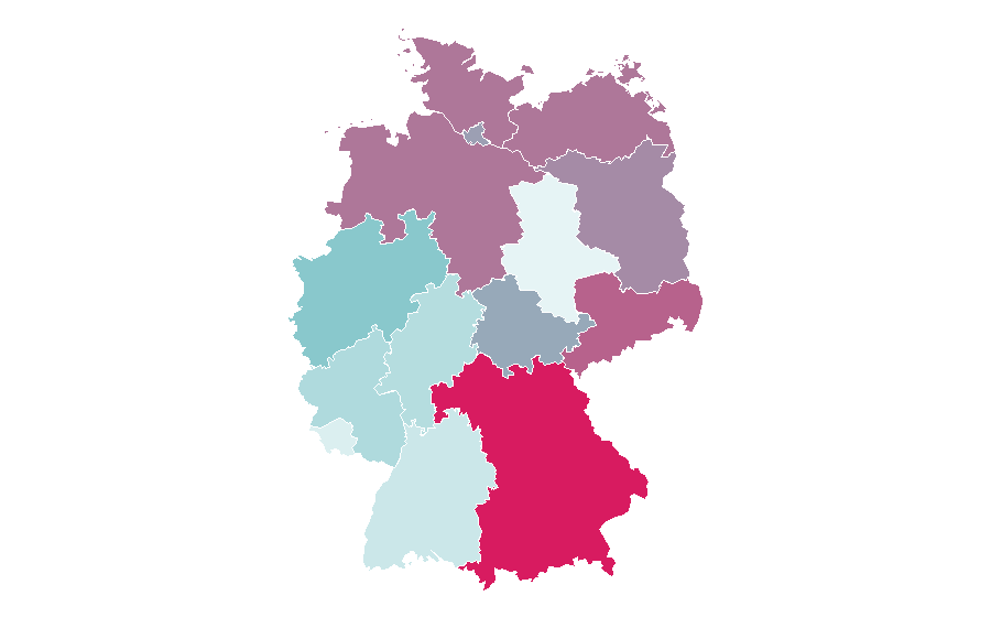 Affinity by region — Florian David Fitz, Germany