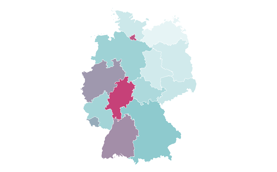 Affinity by region — Foam, Germany