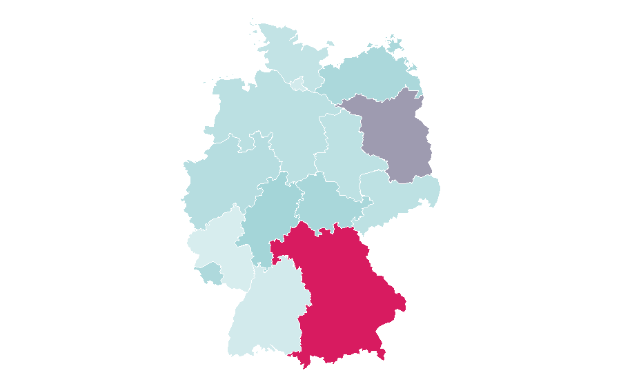 Affinity by region — Folk dance, Germany