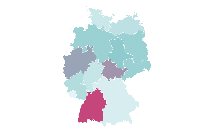 Affinity by region — Food bank, Germany