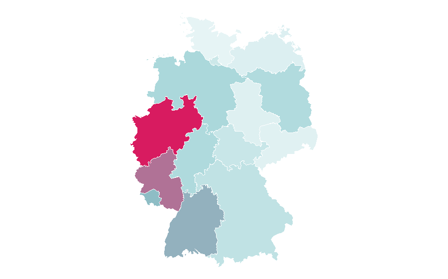 Affinity by region — Food festival, Germany