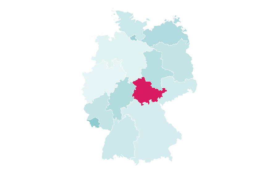 Affinity by region — Food photography, Germany