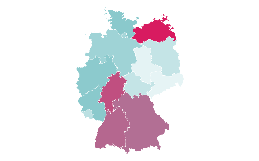Affinity by region — Food truck, Germany