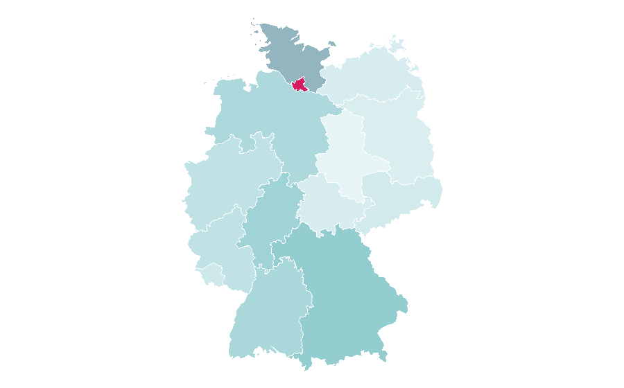 Affinity by region — Foodist, Germany