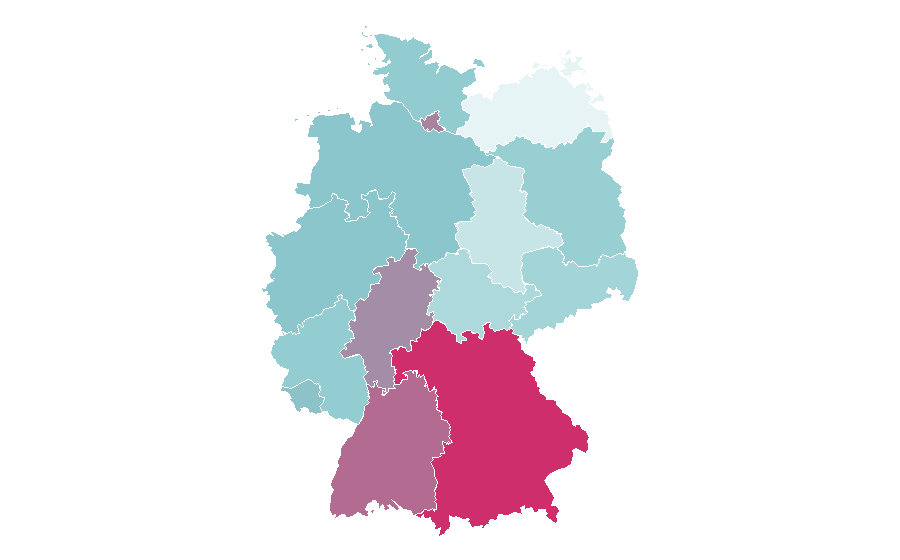 Affinity by region — Foodspring, Germany