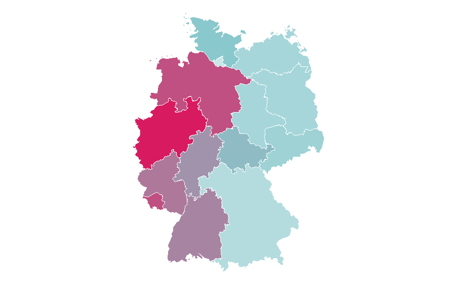 Affinity by region — Foot, Germany