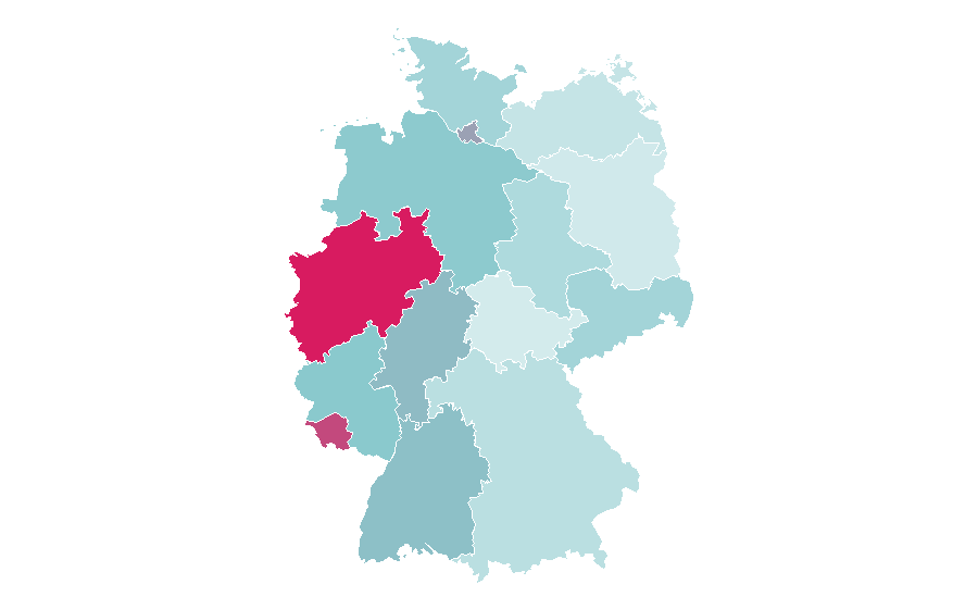 Affinity by region — Ford Ka, Germany