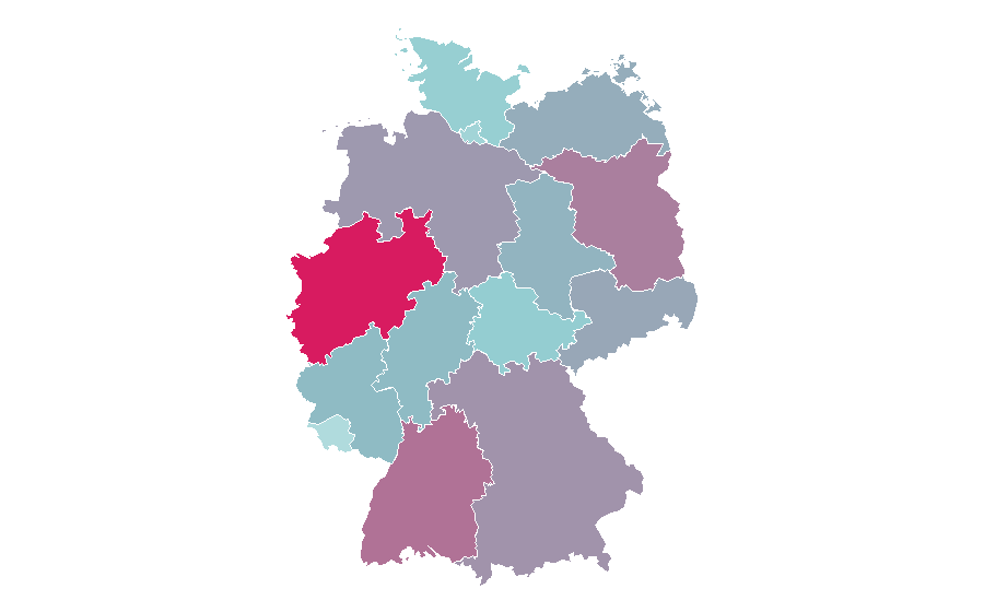 Affinity by region — Ford S-Max, Germany