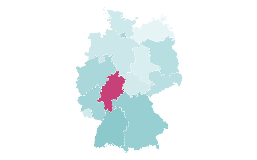 Affinità per regione — Forest, Germania