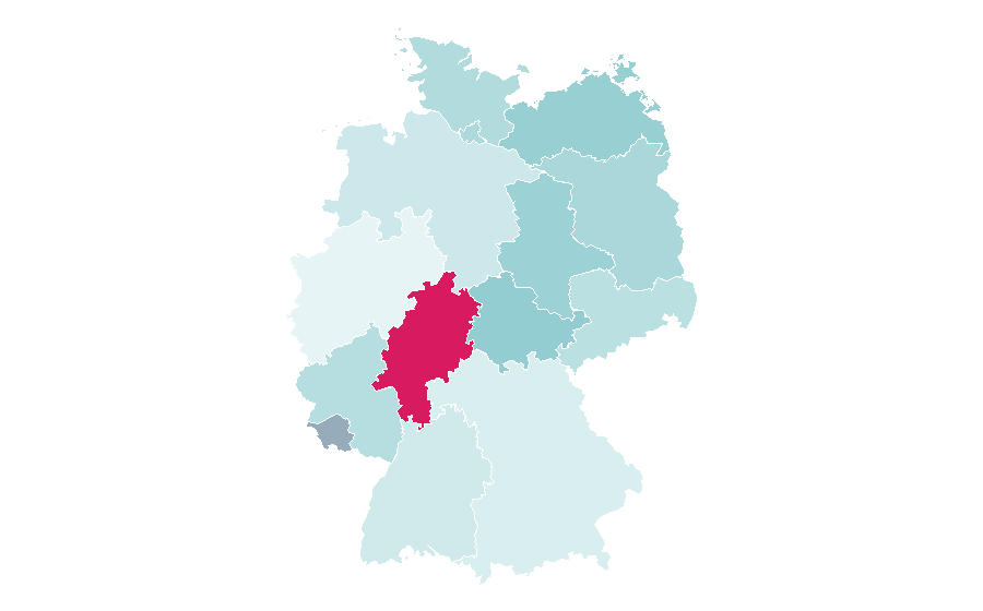 Affinity by region — forex trader, Germany