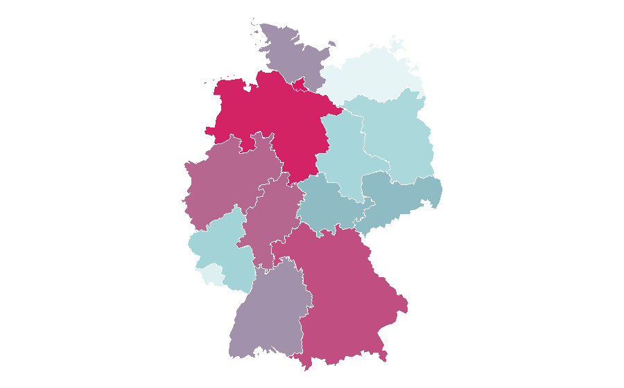 Afinidad por región — Forklift truck, Alemania