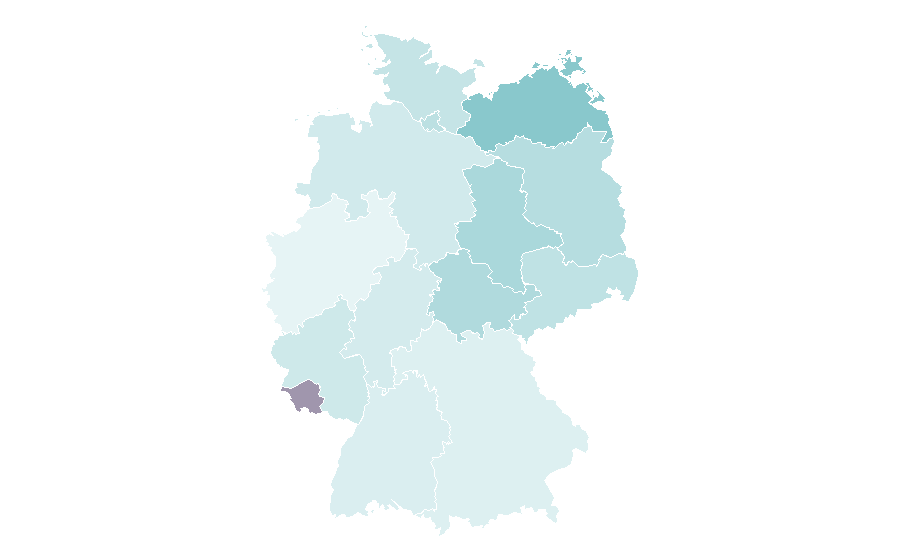 Affinity by region — Formal wear, Germany