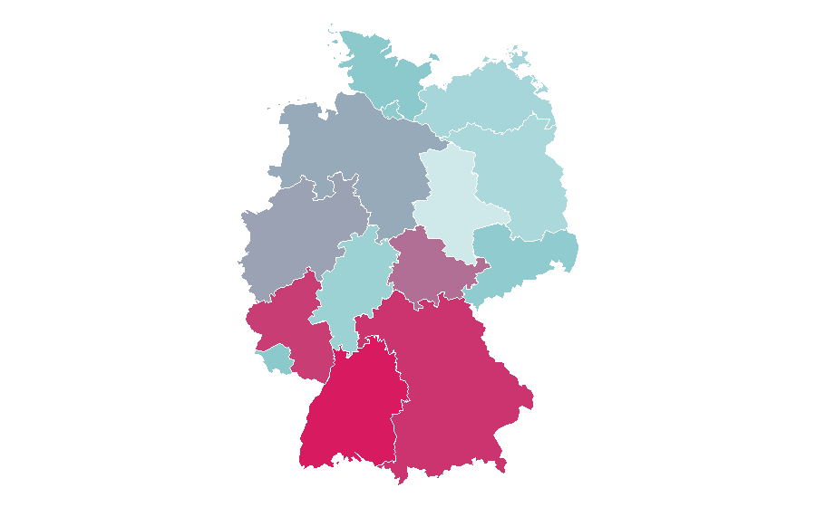 Affinity by region — Formula One car, Germany