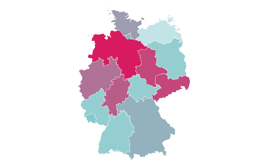 Affinity by region — Forrest Gump, Germany