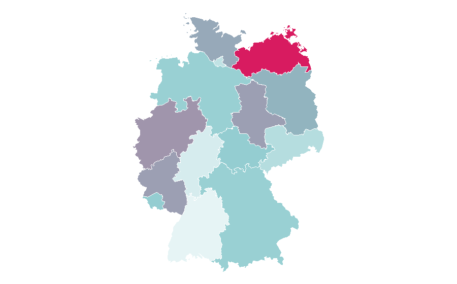 Affinity by region — Forsthaus Rampensau, Germany