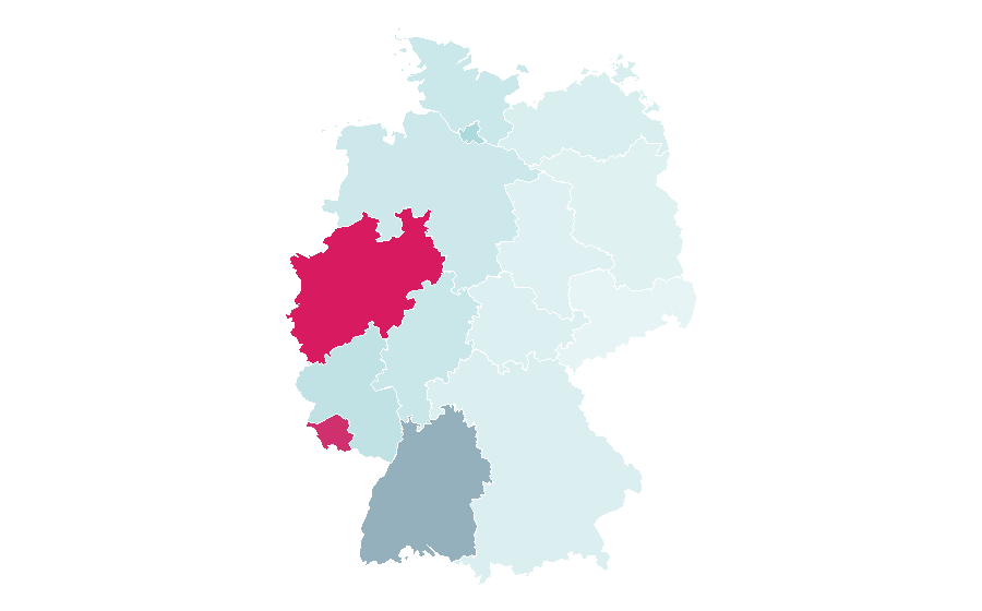 Affinity by region — Fortuna Sittard, Germany
