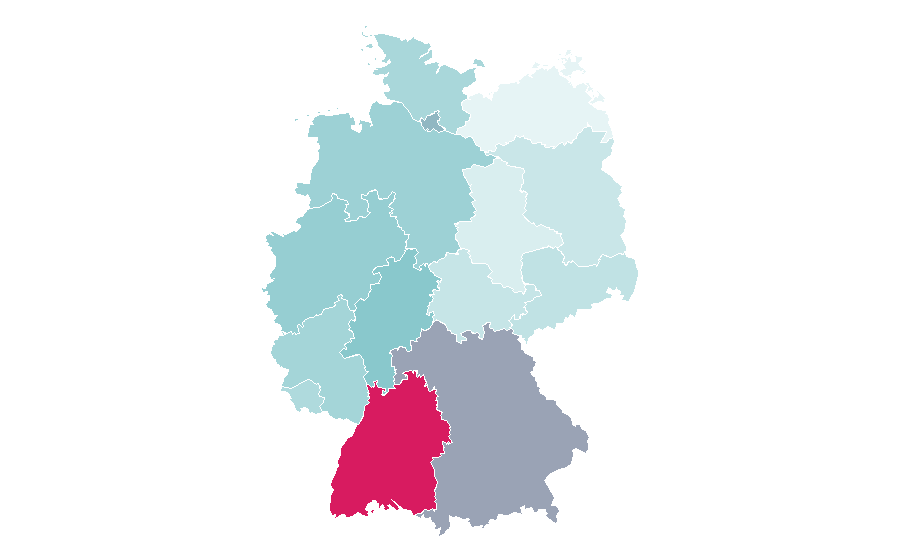 Affinity by region — Fraenk, Germany
