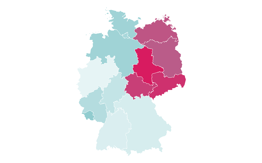 Affinity by region — Fragaria, Germany