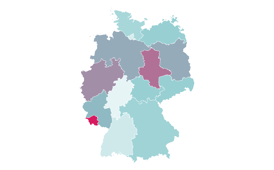 Affinity by region — Fran Drescher, Germany