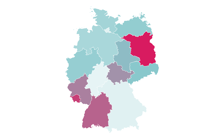 Affinity by region — Frank Elstner, Germany