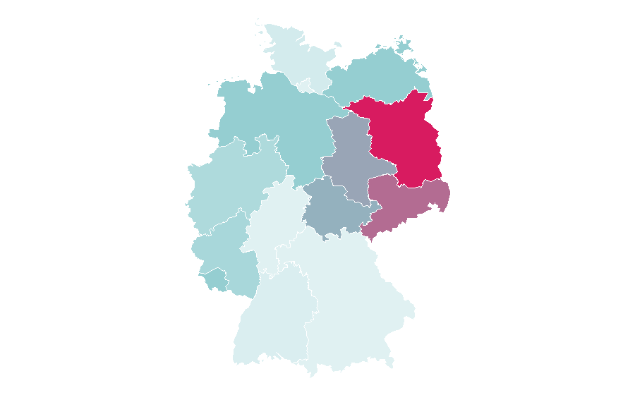 Affinity by region — Frank-Walter Steinmeier, Germany