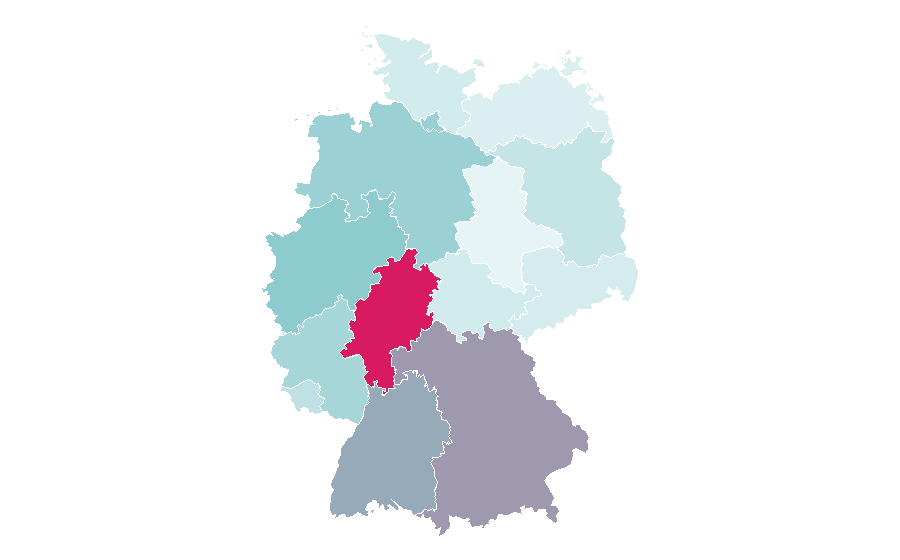 Affinity by region — Frankfurter Allgemeine Zeitung, Germany