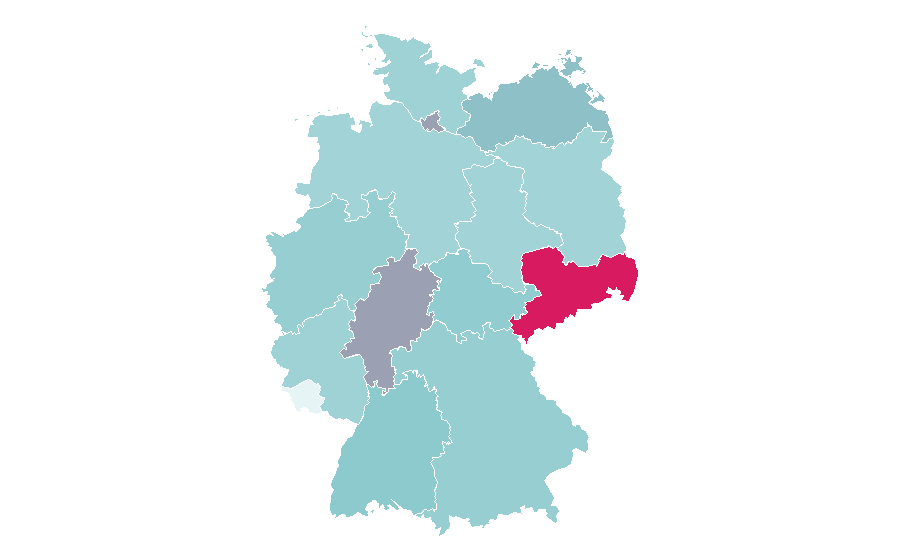 Affinity by region — Franz Kafka, Germany