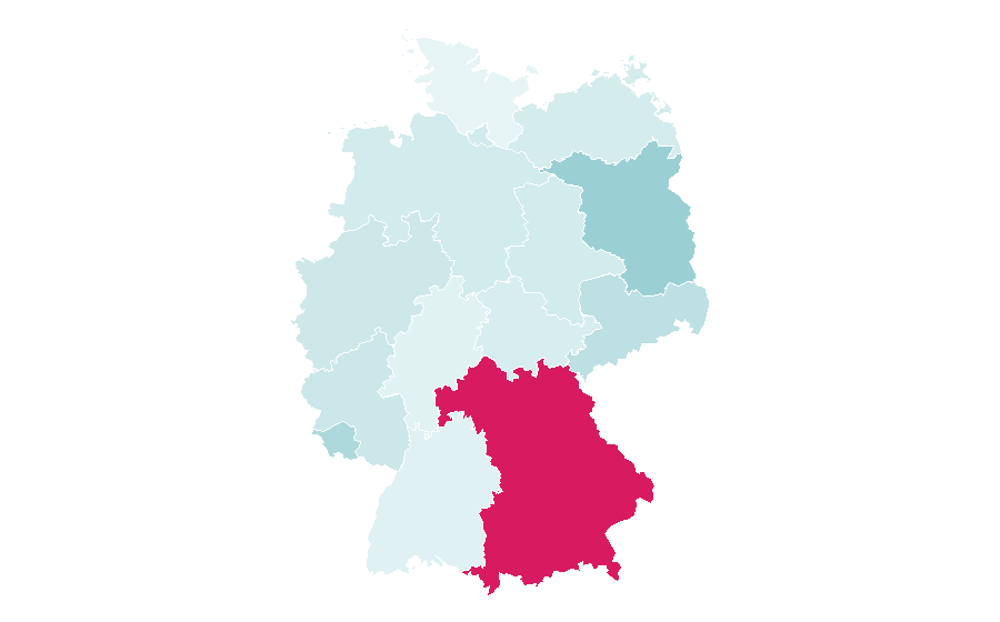 Affinity by region — Franz Marc, Germany