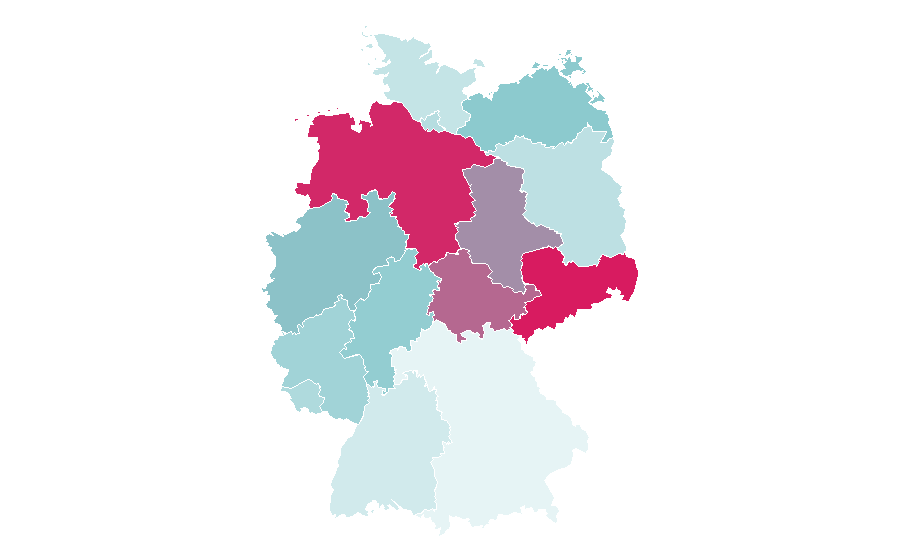 Affinity by region — Frauentausch, Germany