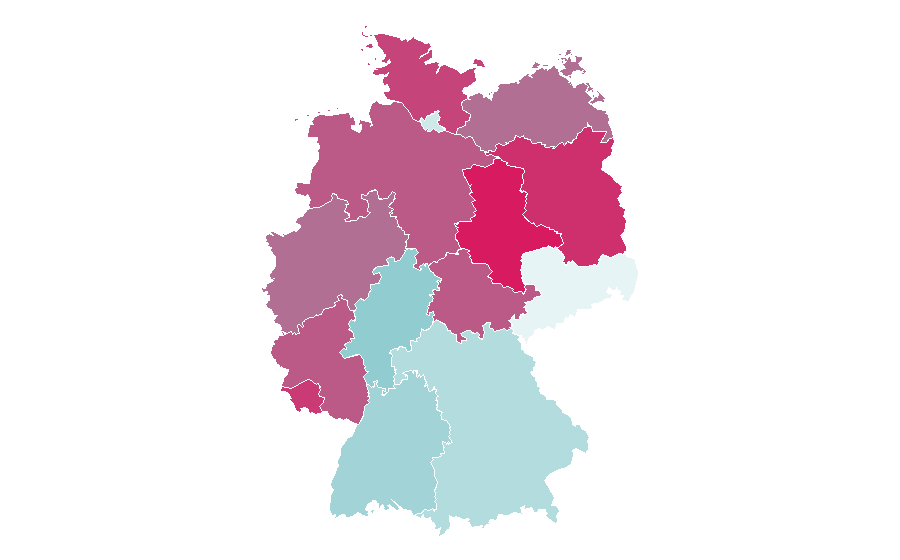 Affinity by region — Freddie Highmore, Germany