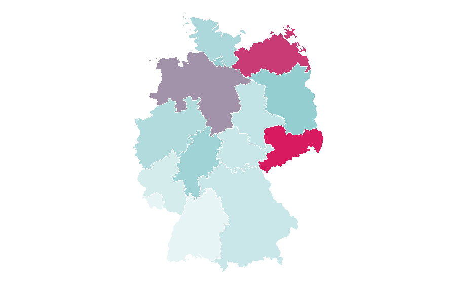 Affinity by region — Freedom of speech, Germany