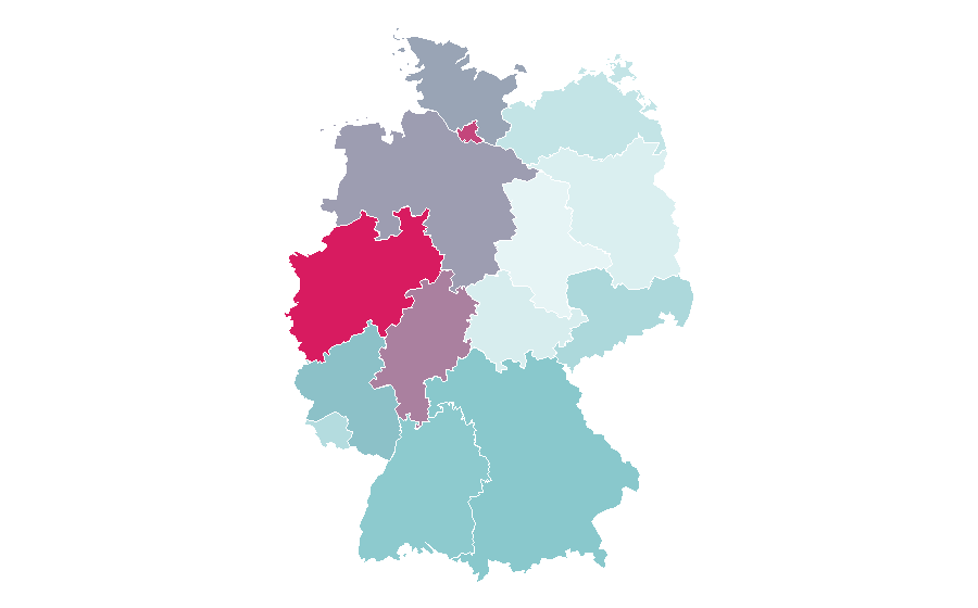 Affinity by region — Freemasonry, Germany