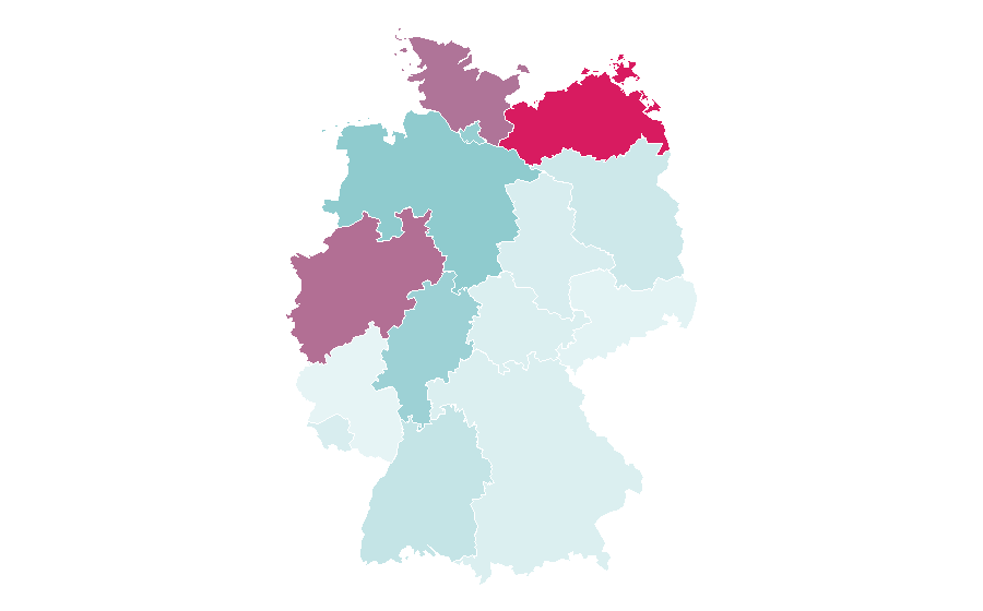 Afinidad por región — French fries, Alemania