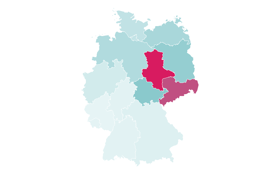 Affinity by region — Fritz Meinecke, Germany