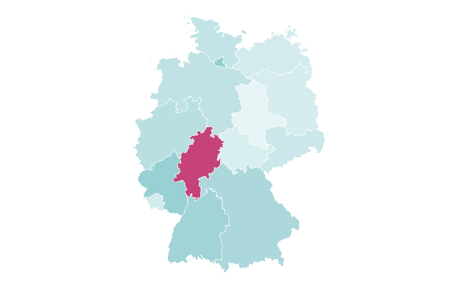 Affinity by region — Frog, Germany