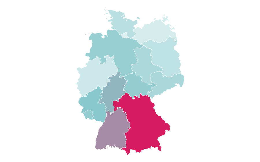 Affinity by region — Fronius, Germany