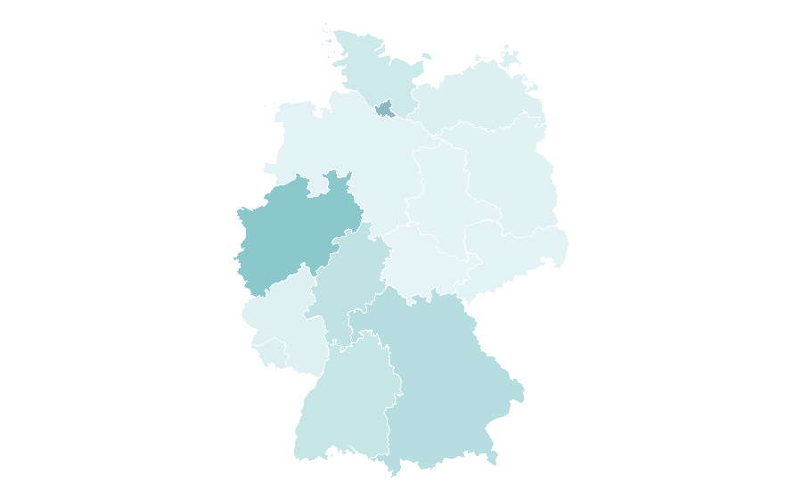 Affinity by region — Frozen yogurt, Germany