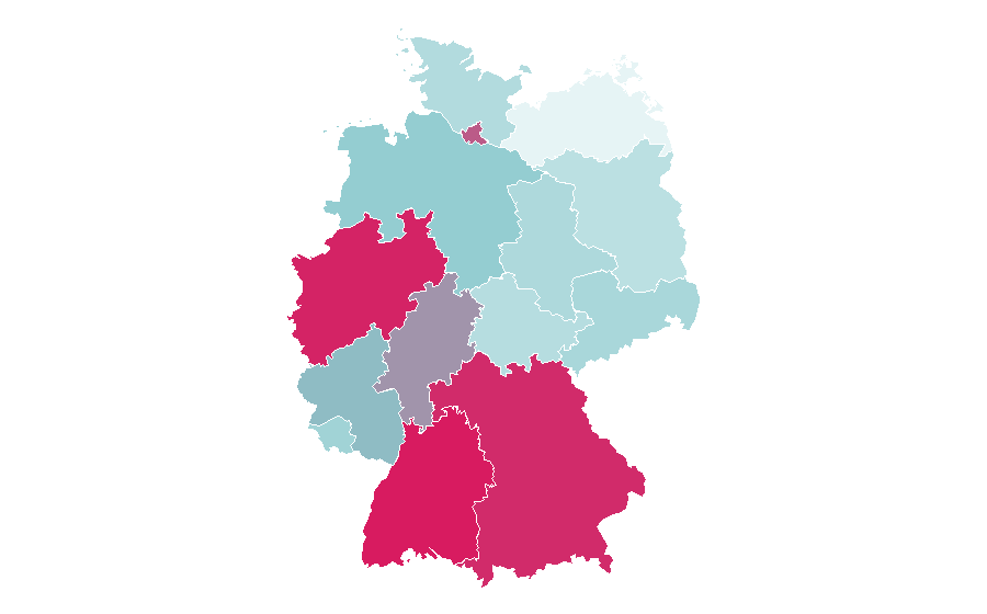 Affinity by region — Frying pan, Germany