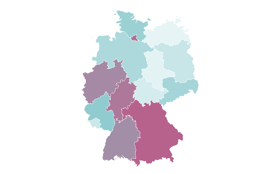 Affinity by region — Fuji (apple), Germany