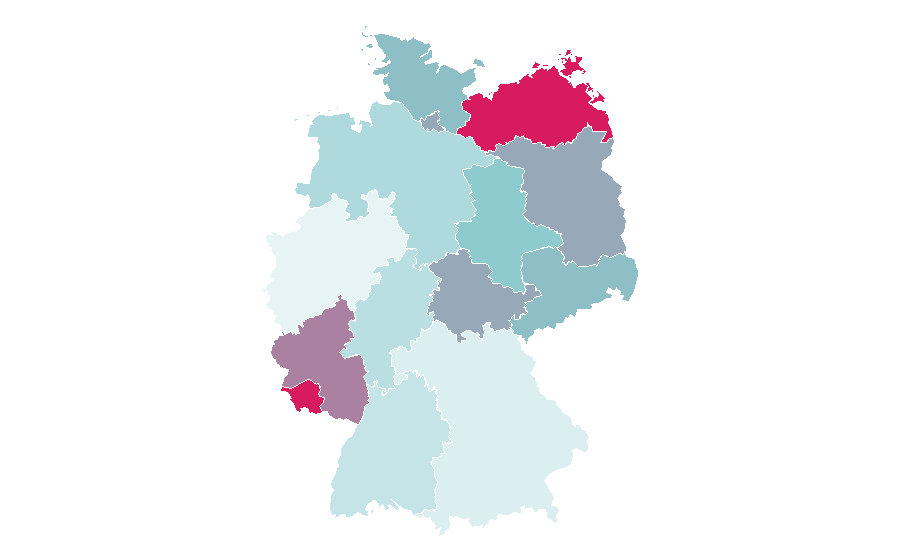 Affinity by region — Full-size car, Germany