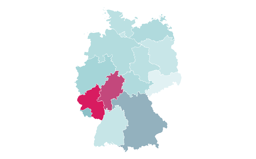 Affinity by region — Fun run, Germany